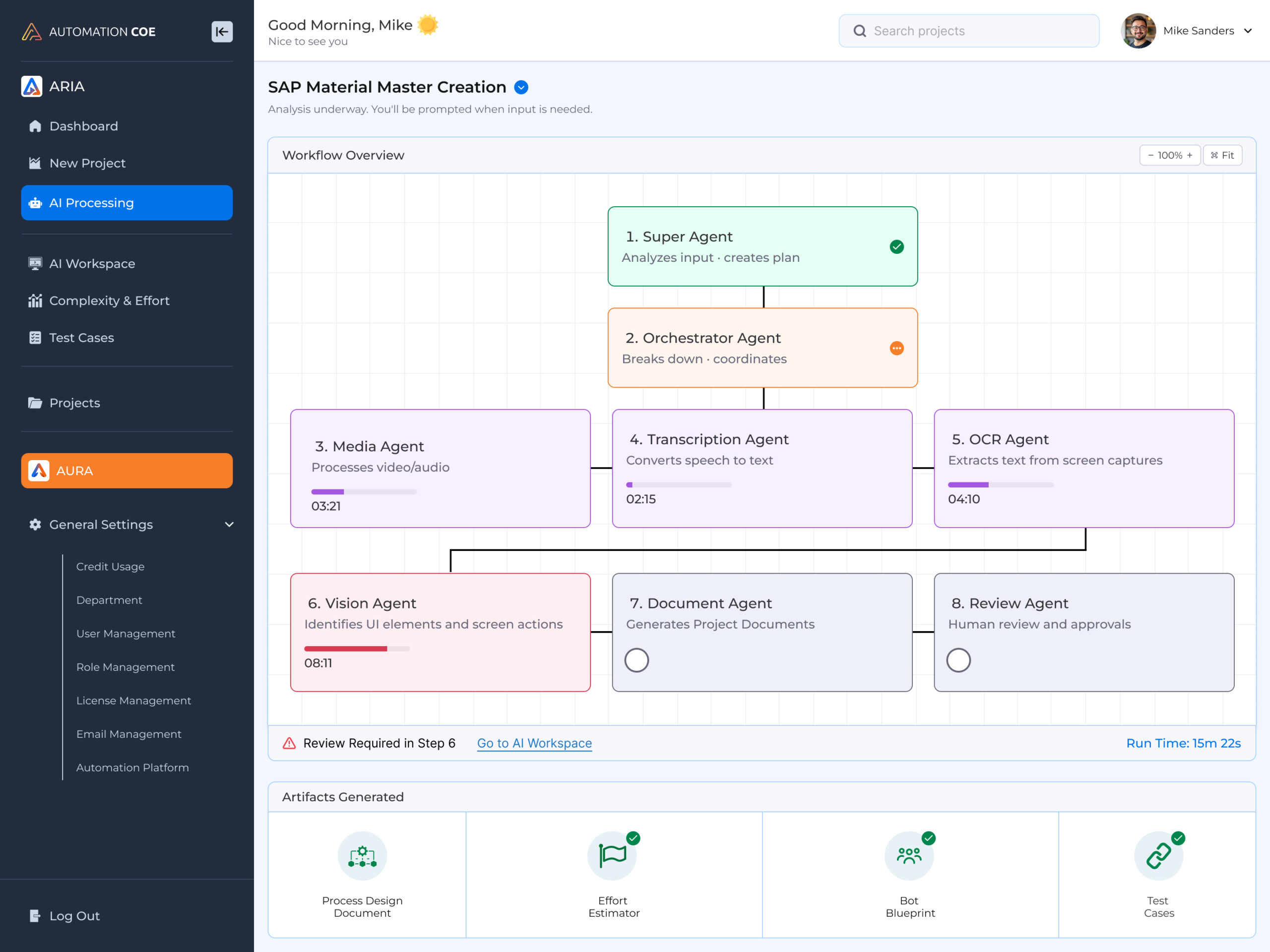 AURA Runtime Dashboard