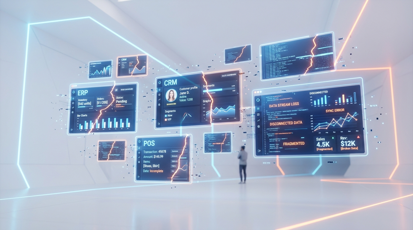 Fragmented, disconnected retail enterprise systems